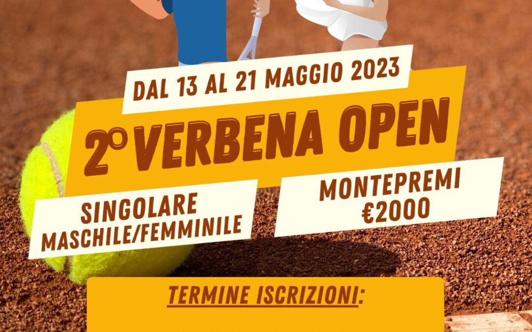 A Pietro Cortecci e a Sonia Cassani il Verbena Open 2023